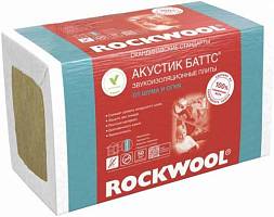 ROCKWOOL АКУСТИК БАТТС 1000*600*100ММ*5ШТ