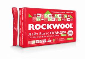 ROCKWOOL ЛАЙТ БАТТС СКАНДИК 800*600*50ММ*12ШТ